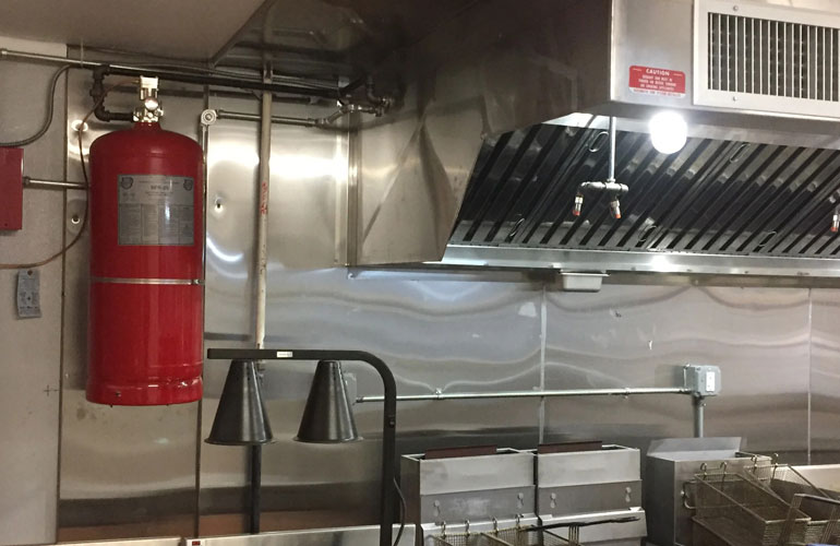 Kitchen Hood Fire Suppression System